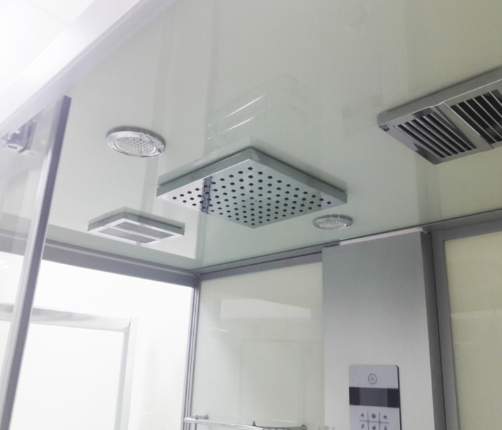 Душовий бокс VERONIS BN-5-52 120×80×215 см, низький піддон, прозоре скло, матовий профіль, гідромасаж - изображение 2