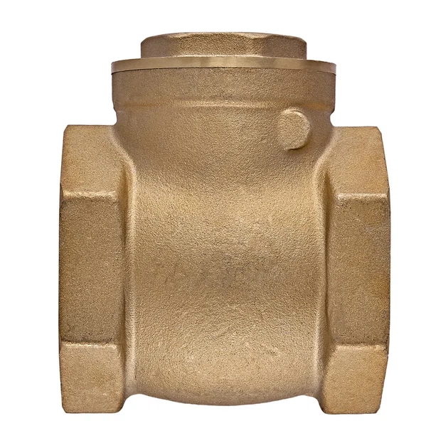 Клапан зворотний пелюстковий 1/2" латунь золотий Koer KR.174-15 - зображення 5