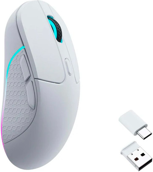Mysz Keychron M3 Wireless/Bluetooth/USB White (4895248831310) - Zdjęcie 2 Mysz Keychron M3 Wireless/Bluetooth/USB White (4895248831310) - obraz 2