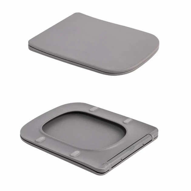 Унитаз подвесной Tern Ultra Quiet 490x365x325 мм Дюропласт Stone Grey - изображение 8