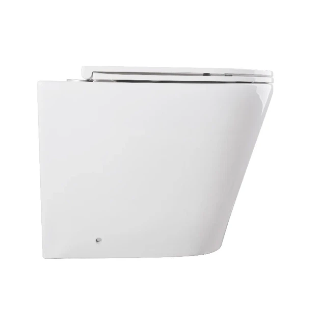 Унитаз напольный без бачка Mixxus Premium Bevel-0702-T3 555х365х410 мм Санитарная фарфоровая Белый - изображение 14