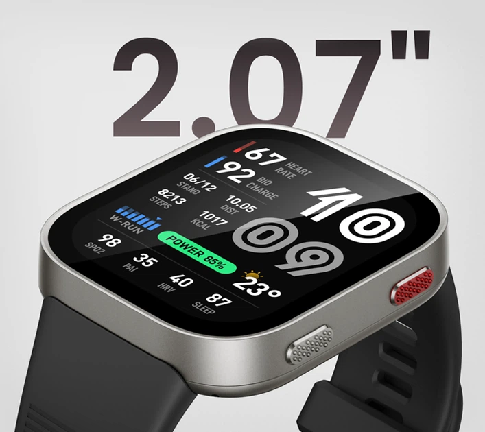 Смарт-годинник Amazfit Bip Max 1.69" AMOLED GPS Водозахист Silver (W2568AP1N) - зображення 7