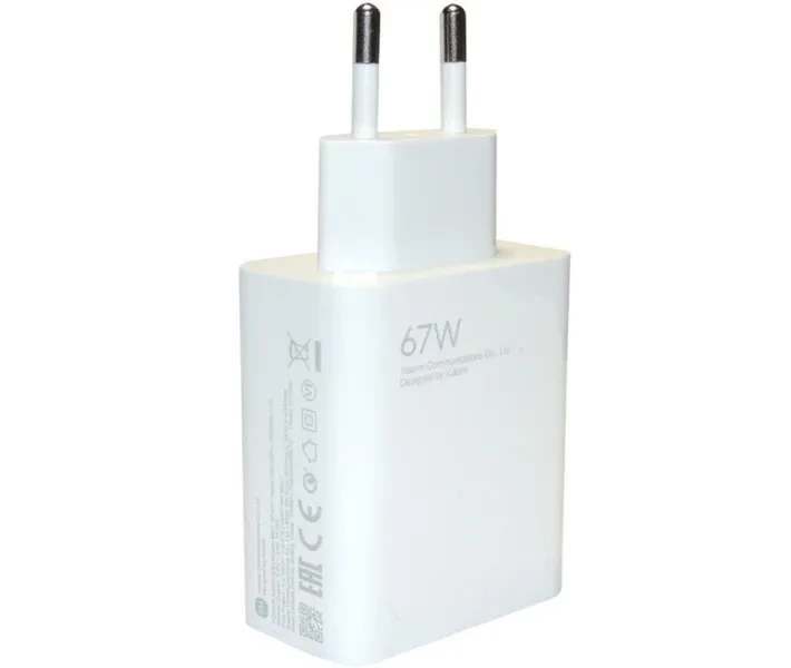 Зарядное устройство Xiaomi HyperCharge 67 Вт Type-A + USB-C кабель Белый (BHR9465EU) - изображение 4