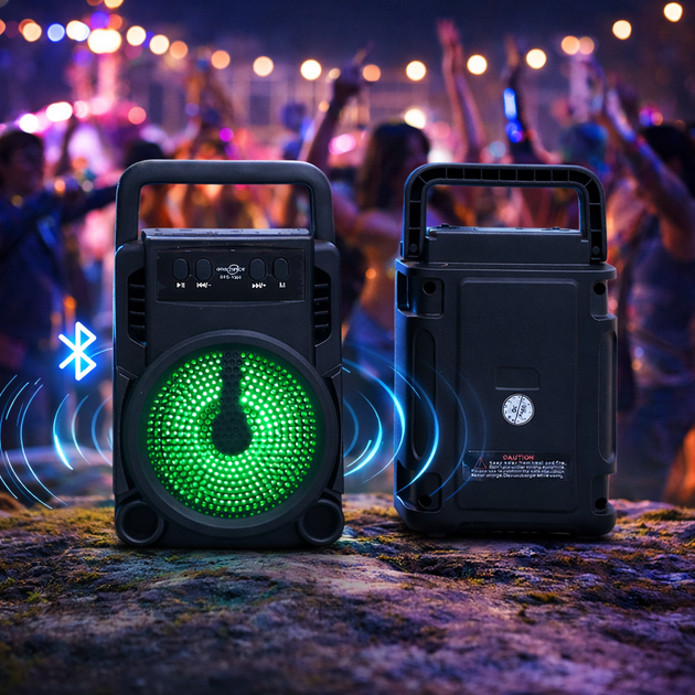 Беспроводная портативная колонка GTS-1360 Dual 3" - изображение 3