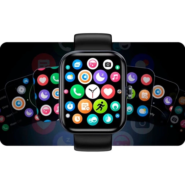 Смарт-годинник Haylou 1.93" LCD, IPX68, 360 мАг, Bluetooth 5.3, виклики, 22 мм (LS25) - зображення 5