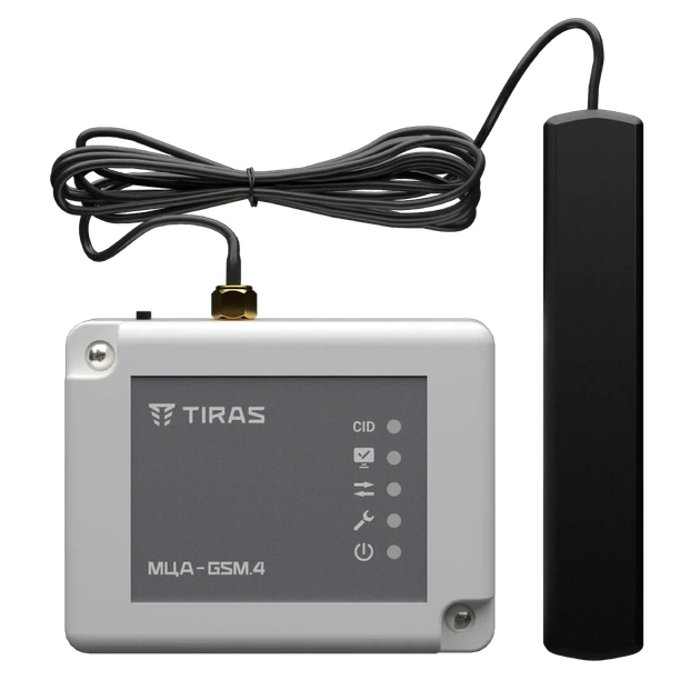 Модуль цифрового GSM-автодозвону Тірас Tiras МЦА-GSM.4 - Фото 2 Модуль цифрового GSM-автодозвону Тірас Tiras МЦА-GSM.4 - зображення 2