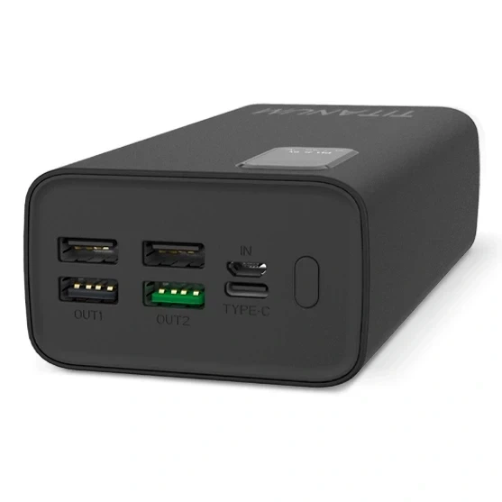 Повербанк TITANUM 728S 30000mAh 22.5W Black - зображення 2