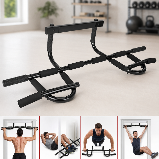 Турник в дверной проем Door Gym Xtreme для подтягиваний и упражнений для дома - Фото 3 Турник в дверной проем Door Gym Xtreme для подтягиваний и упражнений для дома - изображение 3