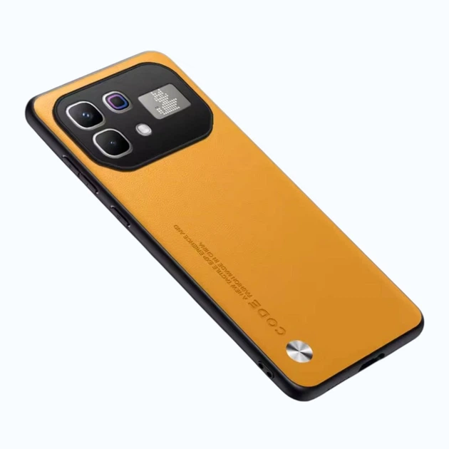Чехол CODE Tactile Experience для Infinix Note 60 / 60 Pro с защитой на камеру yellow - Фото 1 Чехол CODE Tactile Experience для Infinix Note 60 / 60 Pro с защитой на камеру yellow - изображение 1