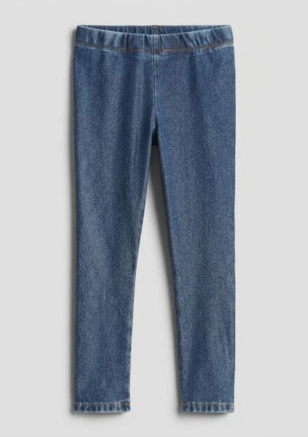 Дитячі легінси для дівчинки H&M 110 см Сині (25120508D1) - Фото 1 Дитячі легінси для дівчинки H&M 110 см Сині (25120508D1) - изображение 1