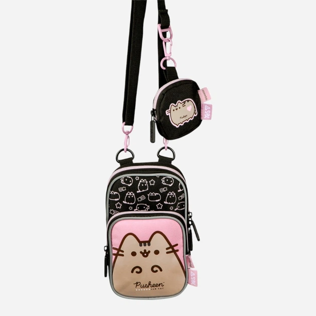 Сумка для девочек YES CBK-3 My Pusheen 550571 Черная (5056574468666) - изображение 4