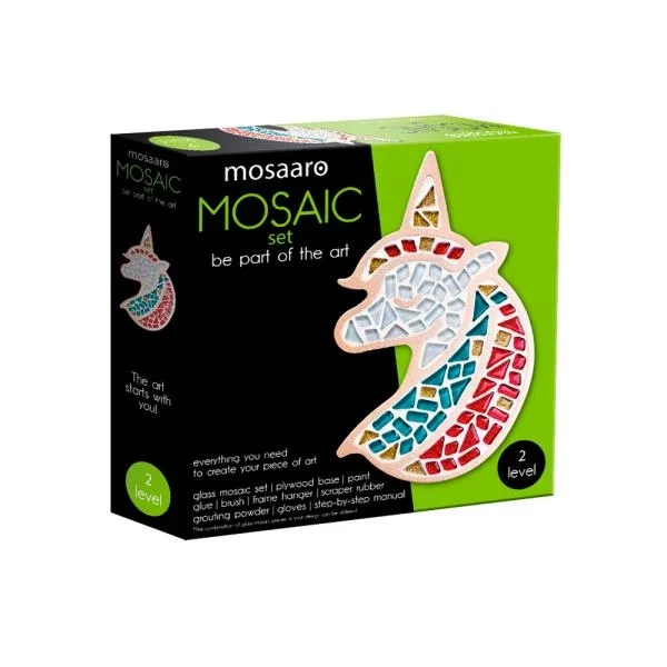 Набор для стеклянной мозаики Mosaaro MA2002 100+ элементов переработанное стекло разноцветный - изображение 3