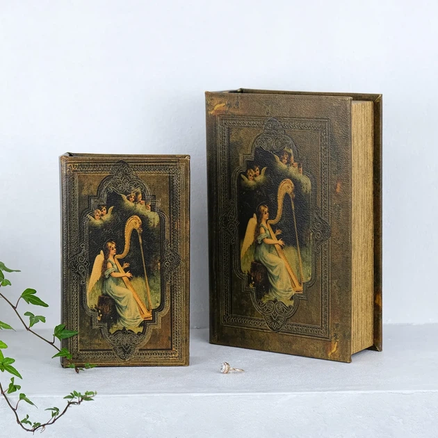 Скринька набір з 2-х книг Дівчина з арфою Гранд Презент 27-KSH-XZ-L0479 - изображение 2