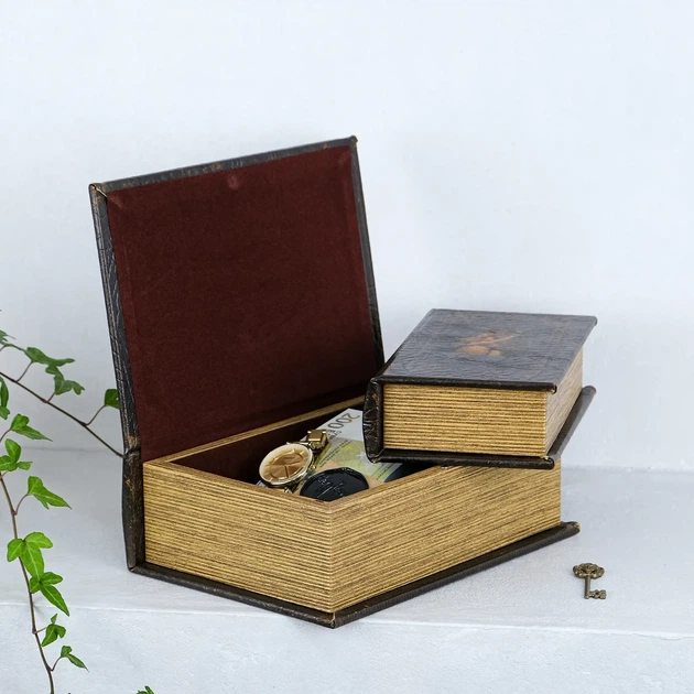 Книга скринька з 2-х Закохані Гранд Презент 22-KSH-XZ-PU3009 - Фото 5 Книга скринька з 2-х Закохані Гранд Презент 22-KSH-XZ-PU3009 - изображение 5