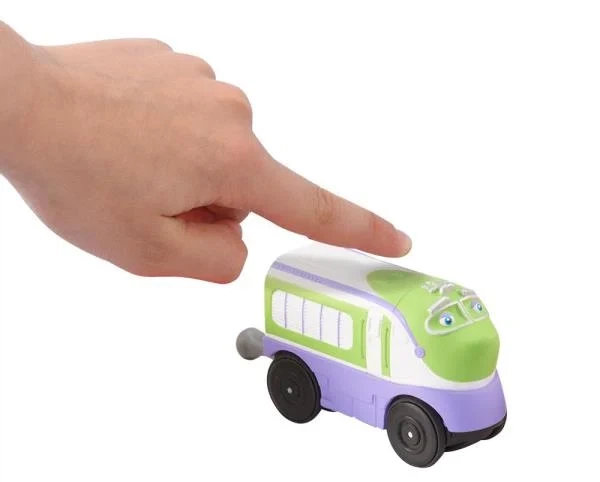 Паровозик на батарейках CHUGGINGTON Коко металевий 80х50 мм літі - зображення 4