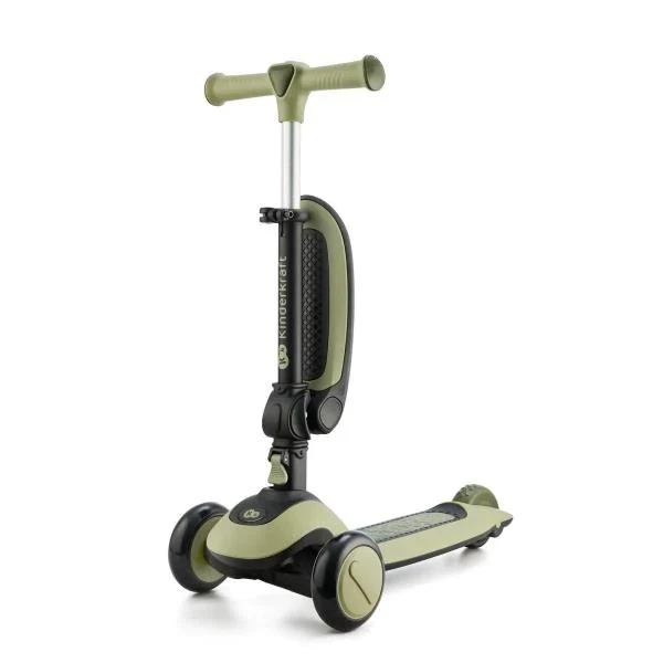 Самокат Kinderkraft Halley зелёный 75,5x29x58 см PP + алюминий 3 кг - изображение 3