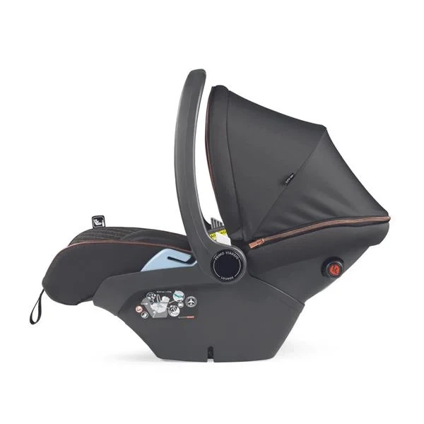 Автокресло Peg-Perego Primo Viaggio Lounge 0-13 кг изысканный коричневый материал, поглощающий силу удара - изображение 2