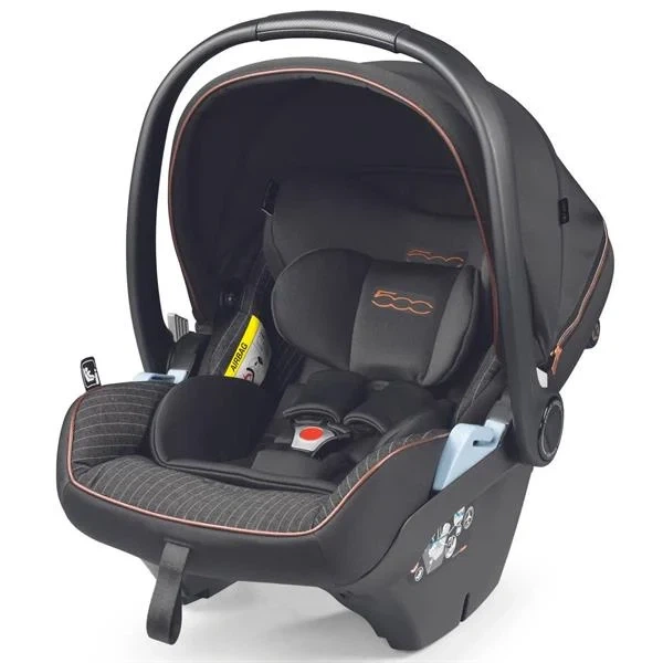 Автокресло Peg-Perego Primo Viaggio Lounge 0-13 кг изысканный коричневый материал, поглощающий силу удара - изображение 11