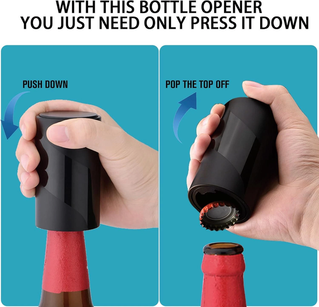 Автоматическая магнитная открывалка для бутылок Bottle Opener - Фото 4 Автоматическая магнитная открывалка для бутылок Bottle Opener - изображение 4