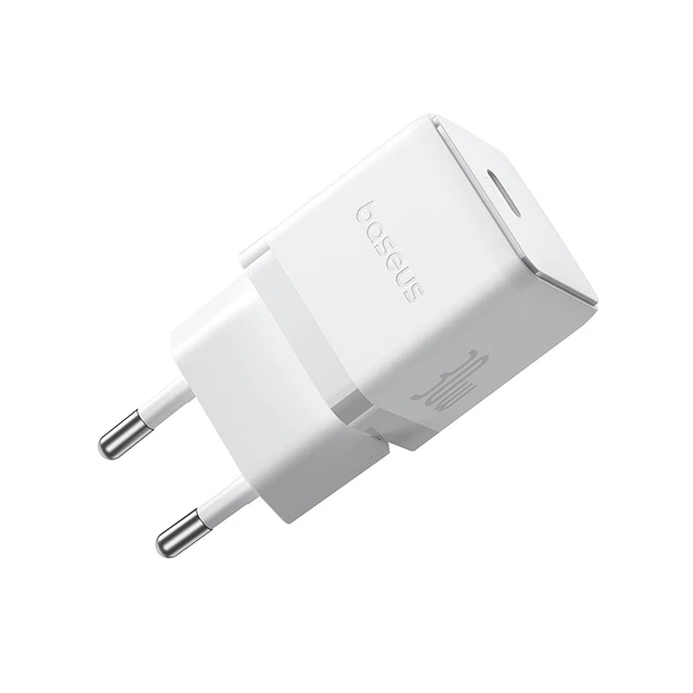Мережевий зарядний пристрій Baseus Palm Fast Charger 1C 30W EU Moon White - Фото 6 Мережевий зарядний пристрій Baseus Palm Fast Charger 1C 30W EU Moon White - изображение 6