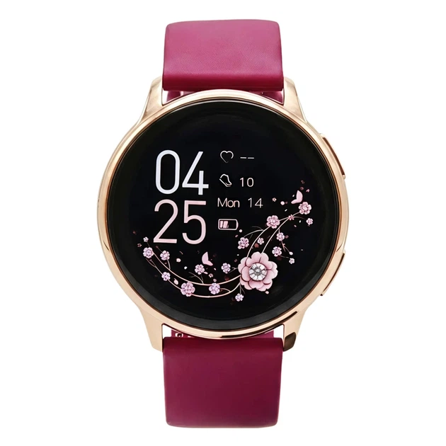 Розумний смарт годинник Smart Melisia Cherry Rubber, 3 ремінці - Фото 3 Розумний смарт годинник Smart Melisia Cherry Rubber, 3 ремінці - изображение 3