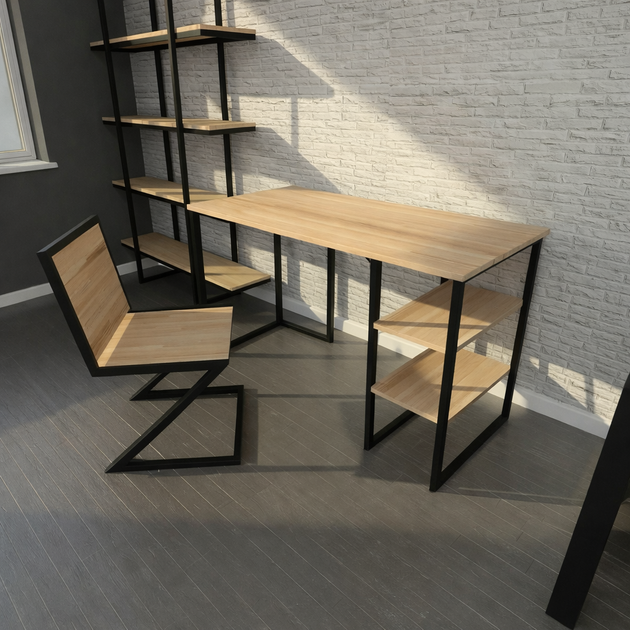Письменный стол для офиса в стиле Loft - Фото 5 Письменный стол для офиса в стиле Loft - изображение 5