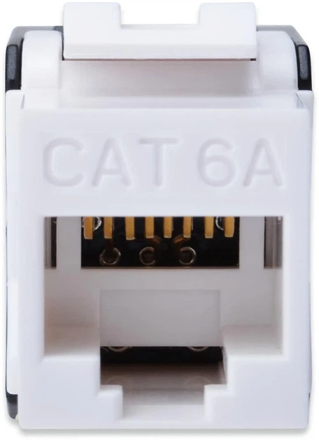 Модуль Keystone Cat 6A RJ45 UTP 483x1U неекранований 24 панелі - Фото 1 Модуль Keystone Cat 6A RJ45 UTP 483x1U неекранований 24 панелі - зображення 1
