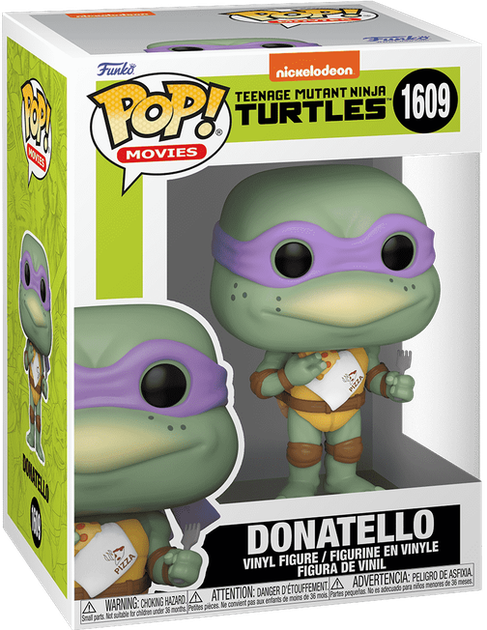 Фигурка Funko Pop! TELEVISION: Teenage Mutant Ninja Turtles — #1609 Donatello with Pizza Slice, Донателло с кусочком пиццы - Фото 1 Фигурка Funko Pop! TELEVISION: Teenage Mutant Ninja Turtles — #1609 Donatello with Pizza Slice, Донателло с кусочком пиццы - изображение 1