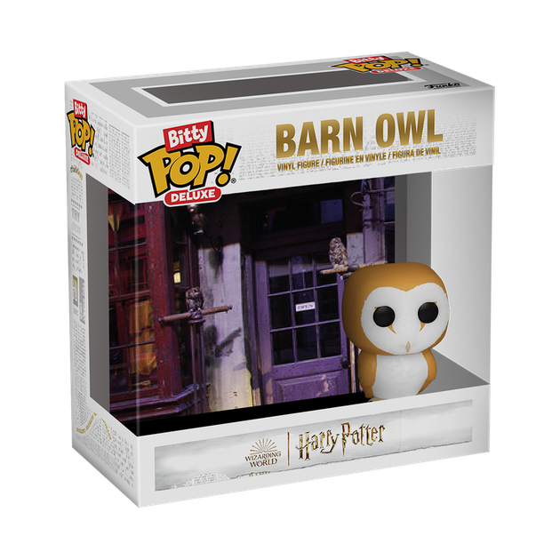 Фігурка Funko Bitty Pop! Deluxe DIORAMA: Harry Potter — Barn Owl (Eeylops Owl Emporium), Сипуха (Торговельний центр сов «Ейлопс») - зображення 2