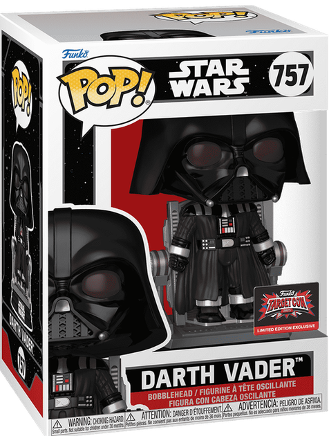 Фигурка Funko Pop! STAR WARS: Revenge of the Sith — #757 Darth Vader, Дарт Вейдер - Фото 1 Фигурка Funko Pop! STAR WARS: Revenge of the Sith — #757 Darth Vader, Дарт Вейдер - изображение 1