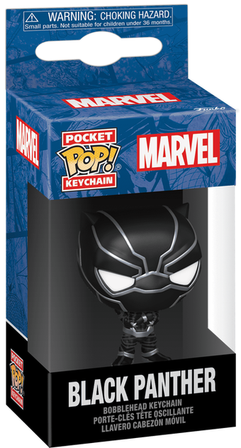Брелок Funko Pop! Keychain MARVEL: Black Panther (Marvel New Classics) — Черная Пантера - Фото 1 Брелок Funko Pop! Keychain MARVEL: Black Panther (Marvel New Classics) — Черная Пантера - изображение 1