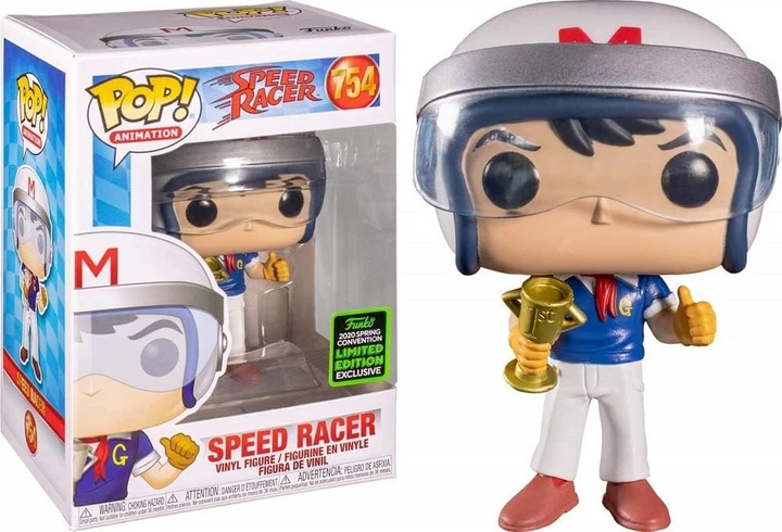 Фигурка Funko Pop! ANIMATION: Speed Racer — #754 Speed Racer (ECCC 2020 Shared Exclusive), Спиди-Гонщик - изображение 4