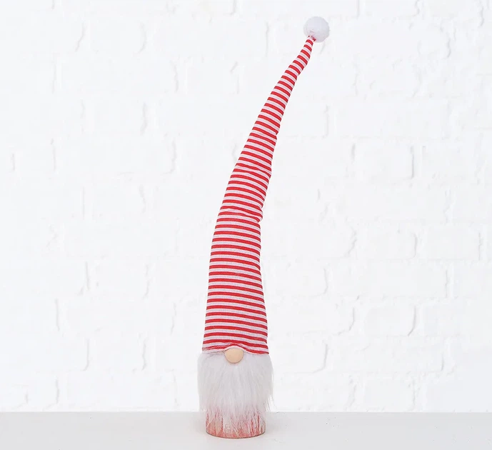 Новорічна статуетка Гном червоний h45 см Гранд Презент 2006469 - изображение 2