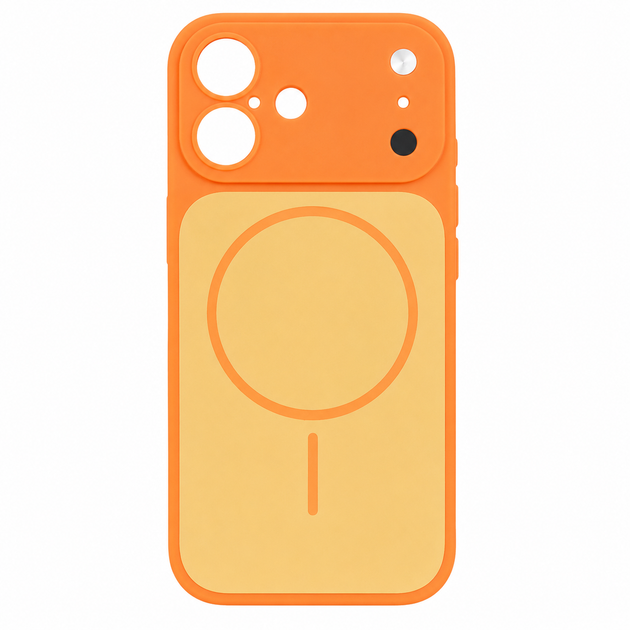 Чохол Premium для смартфона Silicone Creative Variation Case MAG COVER Apple iPhone 17 4,Orange (MagCOViP17-4) - Фото 2 Чохол Premium для смартфона Silicone Creative Variation Case MAG COVER Apple iPhone 17 4,Orange (MagCOViP17-4) - изображение 2