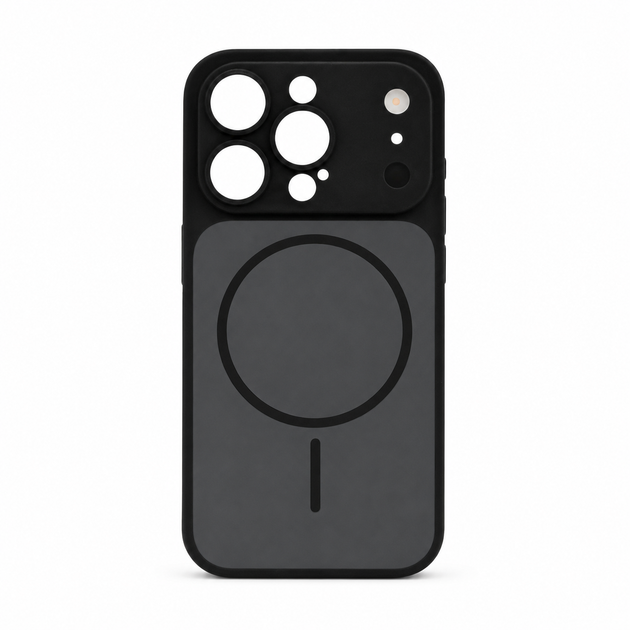 Протиударний Чохол для смартфона Silicone Creative Variation Case MAG COVER Apple iPhone 14 Pro Max 1,Black (MagCOViP14PM-1) - зображення 2