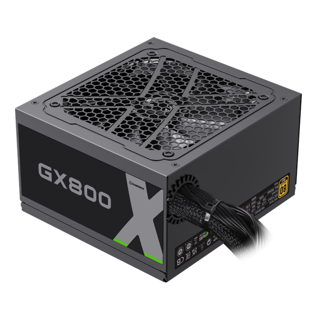 Блок живлення 800Вт GameMax GX-800 (ATX, 80+ Gold) - Фото 1 Блок живлення 800Вт GameMax GX-800 (ATX, 80+ Gold) - зображення 1