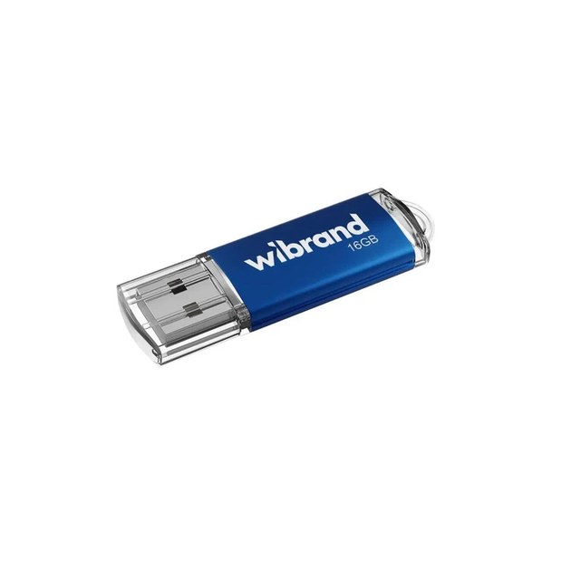 Флешка Wibrand USB 2.0 16Gb Cougar Блакитний 75530 - Фото 1 Флешка Wibrand USB 2.0 16Gb Cougar Блакитний 75530 - изображение 1