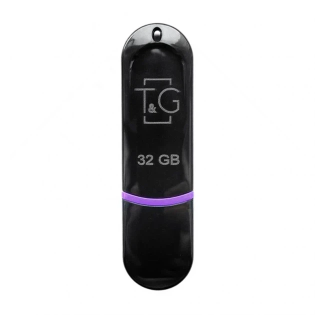 Флеш-память USB 32GB T&G Jet 2.0 пластик черный - Фото 1 Флеш-память USB 32GB T&G Jet 2.0 пластик черный - изображение 1