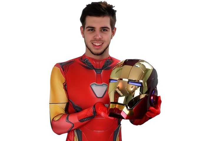 Электронный шлем Железного человека Iron Man MK5 с голосовым управлением и пультом управления AutoKing - Фото 3 Электронный шлем Железного человека Iron Man MK5 с голосовым управлением и пультом управления AutoKing - изображение 3