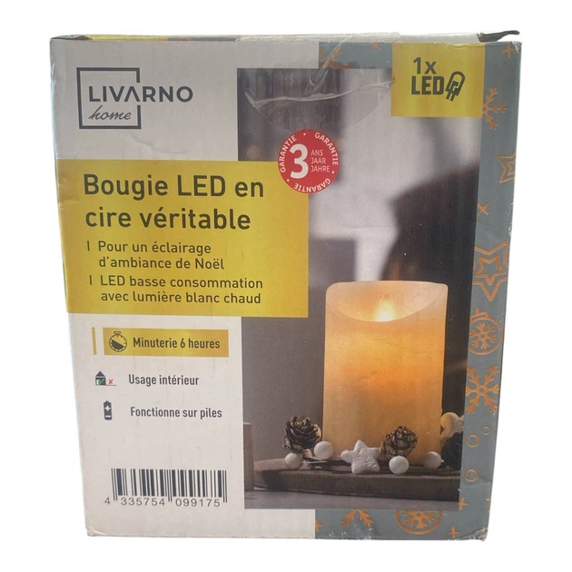 Світлодіодна свічка з натурального воску Livarno Home - изображение 2