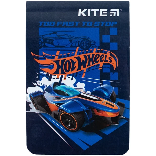 Блокнот Kite Hot Wheels 48 листов, клетка - Фото 1 Блокнот Kite Hot Wheels 48 листов, клетка - изображение 1