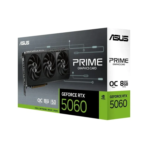 Відеокарта Asus PRIME GeForce RTX 5060 OC (PRIME-RTX5060-O8G) - зображення 9