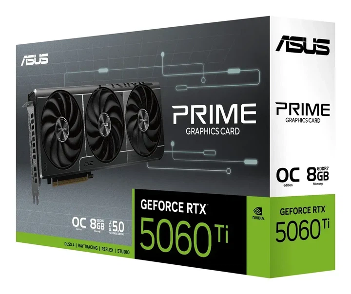 Видеокарта Asus PRIME GeForce RTX 5060 Ti OC (PRIME-RTX5060TI-O8G) - изображение 9