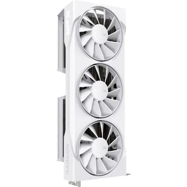 Видеокарта XFX Swift AMD Radeon RX 9070 OC White Triple Fan Gaming Edition (RX-97SWFB3W9) - Фото 2 Видеокарта XFX Swift AMD Radeon RX 9070 OC White Triple Fan Gaming Edition (RX-97SWFB3W9) - изображение 2