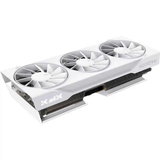 Видеокарта XFX Swift AMD Radeon RX 9070 OC White Triple Fan Gaming Edition (RX-97SWFB3W9) - Фото 4 Видеокарта XFX Swift AMD Radeon RX 9070 OC White Triple Fan Gaming Edition (RX-97SWFB3W9) - изображение 4