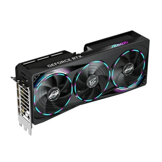Відеокарта Gigabyte GeForce RTX 5070 AORUS MASTER (GV-N5070AORUS M-12GD) - Фото 5 Відеокарта Gigabyte GeForce RTX 5070 AORUS MASTER (GV-N5070AORUS M-12GD) - зображення 5