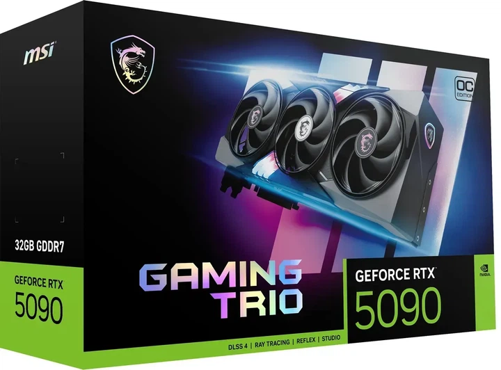 Відеокарта MSI GeForce RTX 5090 GAMING TRIO OC 32GB (RTX 5090 32G GAMING TRIO OC) - зображення 2