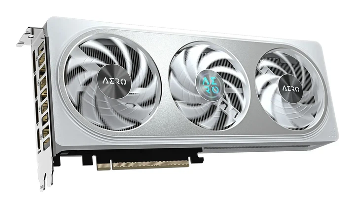Видеокарта Gigabyte GeForce RTX 5060 AERO OC (GV-N5060AERO OC-8GD) - Фото 3 Видеокарта Gigabyte GeForce RTX 5060 AERO OC (GV-N5060AERO OC-8GD) - изображение 3