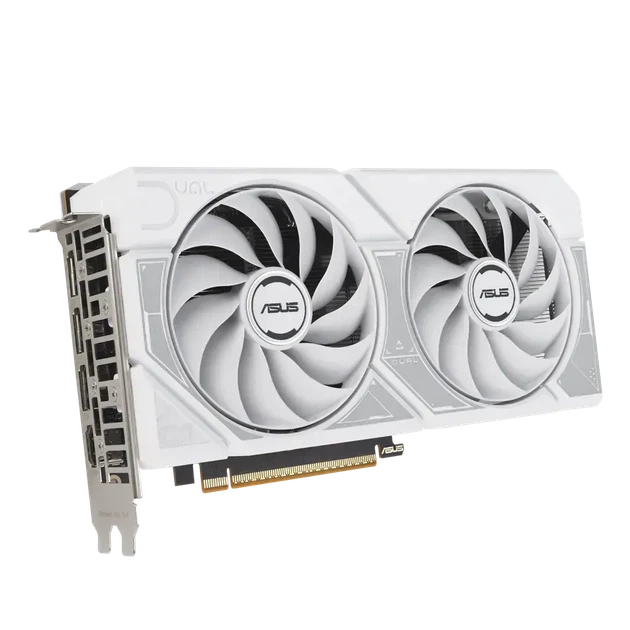 Видеокарта Asus Dual GeForce RTX 5060 White (DUAL-RTX5060-8G-WHITE) - Фото 4 Видеокарта Asus Dual GeForce RTX 5060 White (DUAL-RTX5060-8G-WHITE) - изображение 4