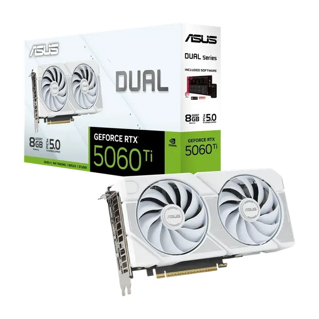 Видеокарта Asus Dual GeForce RTX 5060 Ti White (DUAL-RTX5060TI-8G-WHITE) - изображение 14